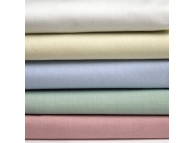 39" x 75" x 9" T-180 Blue Twin XL Percale Fitted Sheets